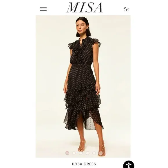 knee length dresses for ladies Misa Aline Sequin Mini Dress in Ombre  Suite 201